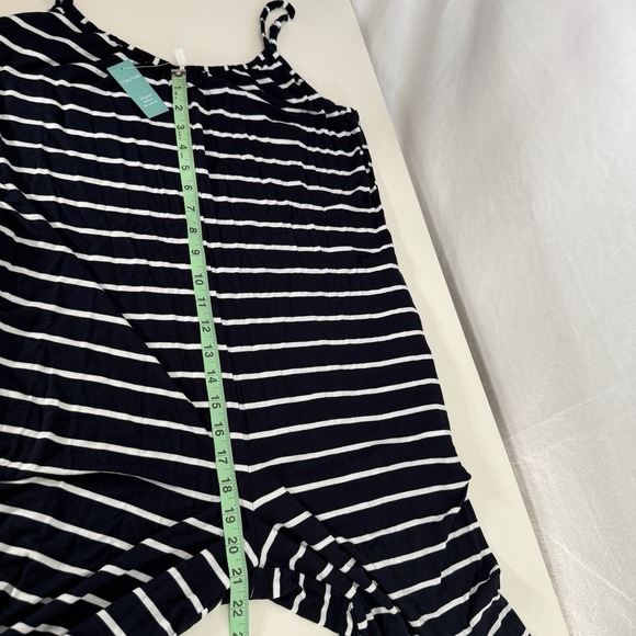 Maurices Women Wide Leg Jumpsuit Small  Beachy Nautical Striped Preppy NWT - Picture 10 of 14